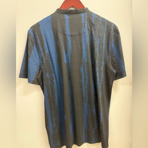 NWT John Varvatos Charcoal and Navy Casual Shirt - Picture 5 of 6